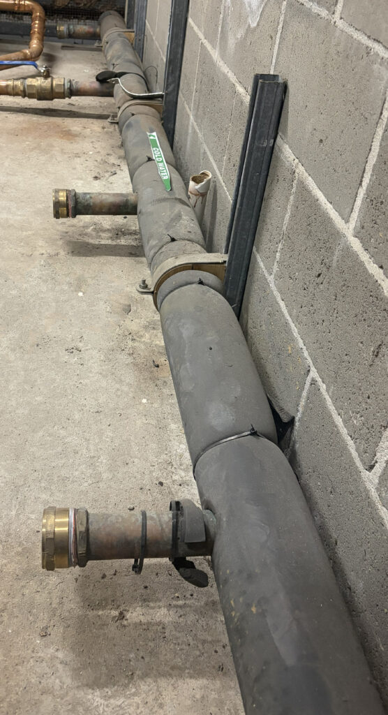 multiple dead legs found in a water service